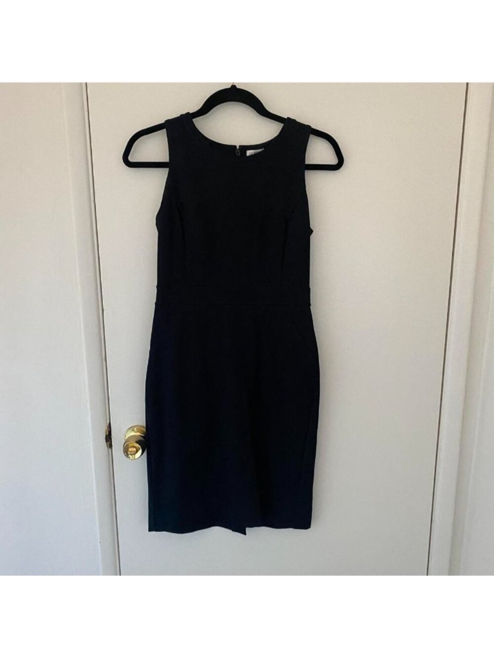 Black J.Crew sleeveless dress with zipper